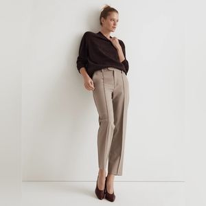 NWT Madewell The Petite Fairbanks Pant, 2P in Telluride Stone